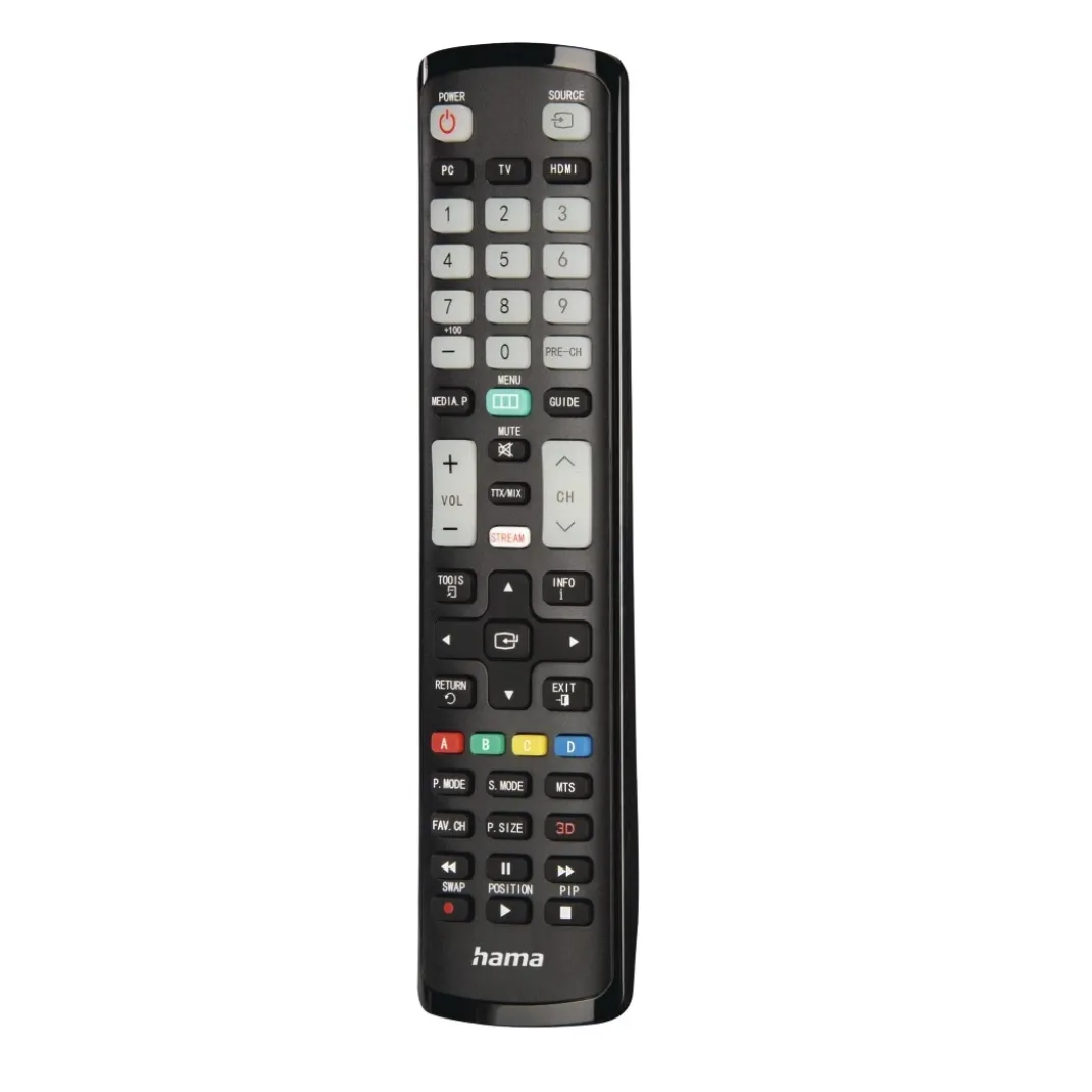 Universal-Fernbedienung für Samsung TVs, IR, lernfähig, leuchtende Tasten