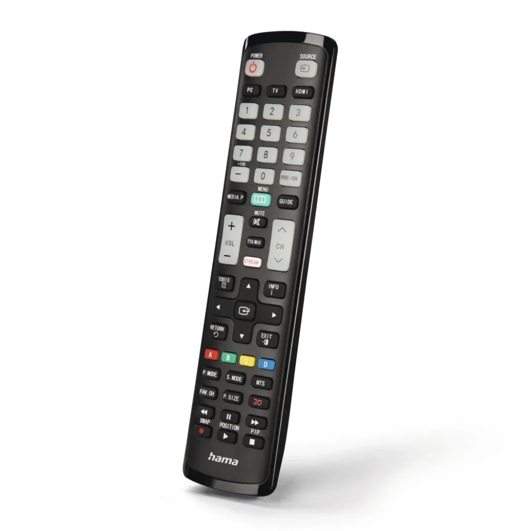 Universal-Fernbedienung für Samsung TVs, IR, lernfähig, leuchtende Tasten