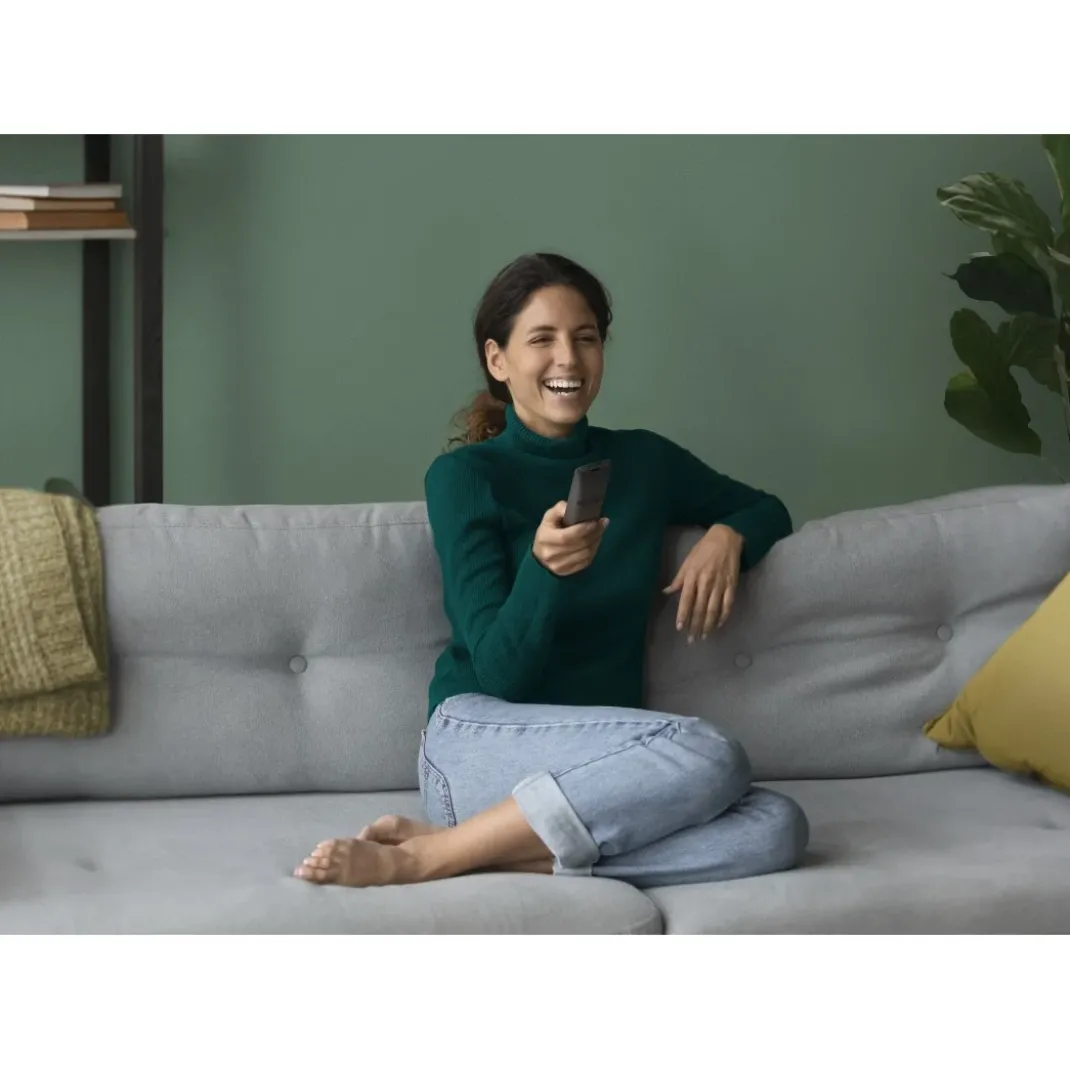 Universal-Fernbedienung TV, IR, Solar, für 8 Geräte, lernfähig, App-Tasten