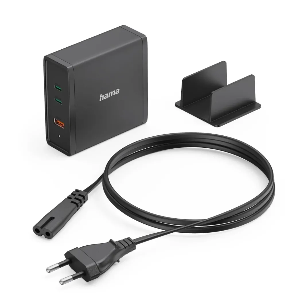 Universal-USB-C-Ladestation, GaN, 3 Ports, Power Delivery (PD), 5-28V/140W