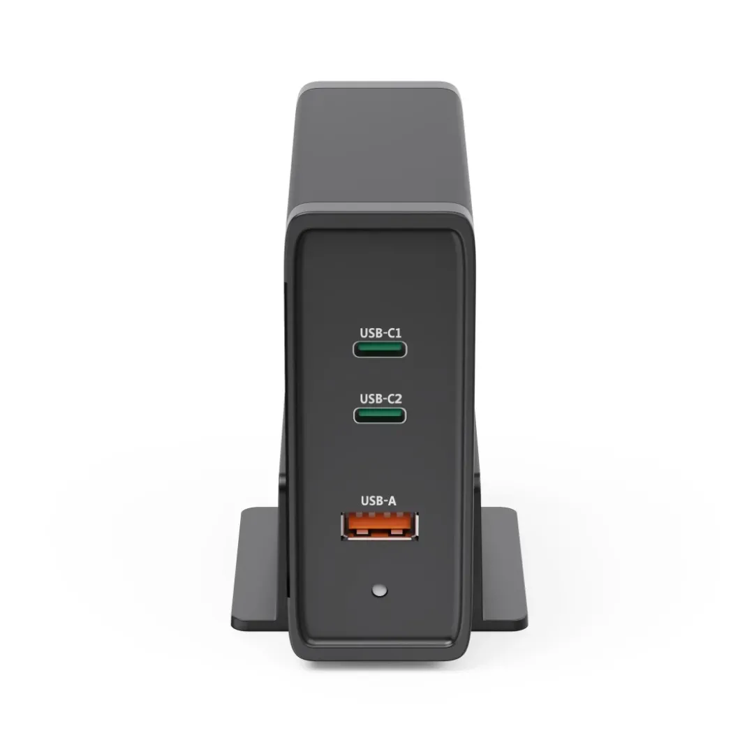 Universal-USB-C-Ladestation, GaN, 3 Ports, Power Delivery (PD), 5-28V/140W