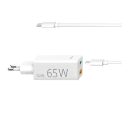 Universal-USB-C-Notebook-Netzteil, GaN, Power Delivery (PD), 5-20V/65W