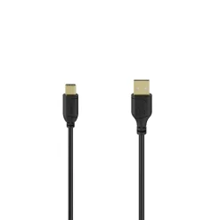 USB-A auf USB-C-Kabel "Flexi-Slim", USB 2.0, 480 Mbit/s, 0,75 m