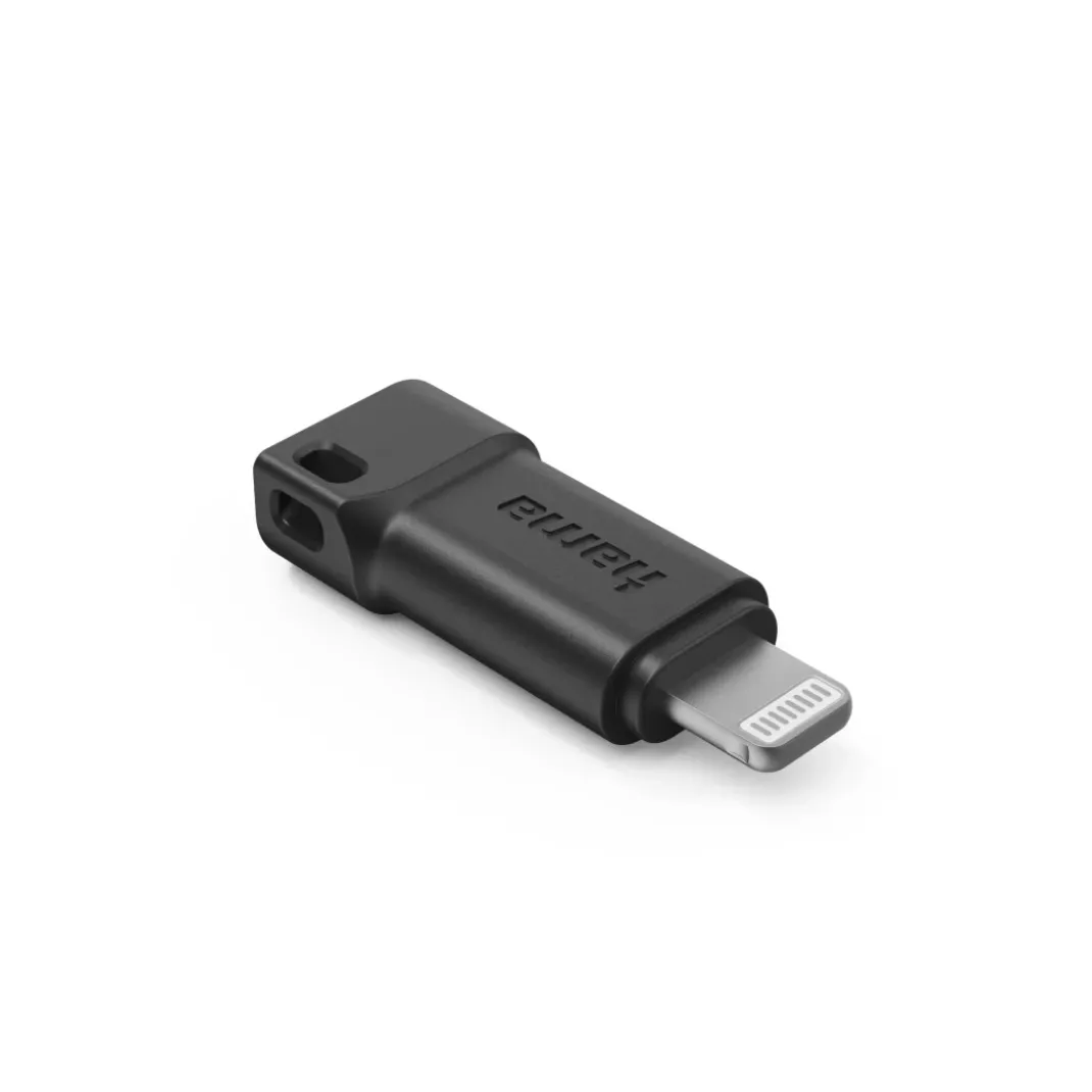 USB-C-Adapter auf Apple Lightning-Stecker, MFI, Schwarz