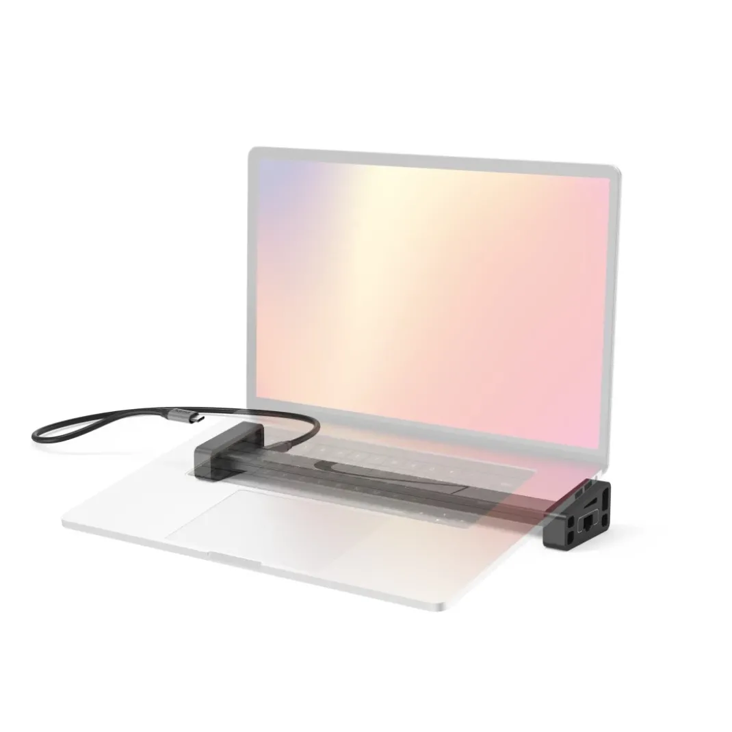 USB-C-Docking-Station "Connect2Office Work", Silikon-Standfüße, 12 Ports