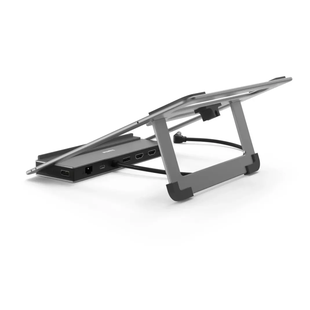 USB-C-Docking-Station "Connect2Office Stand", Notebook-Stand, 12 Ports