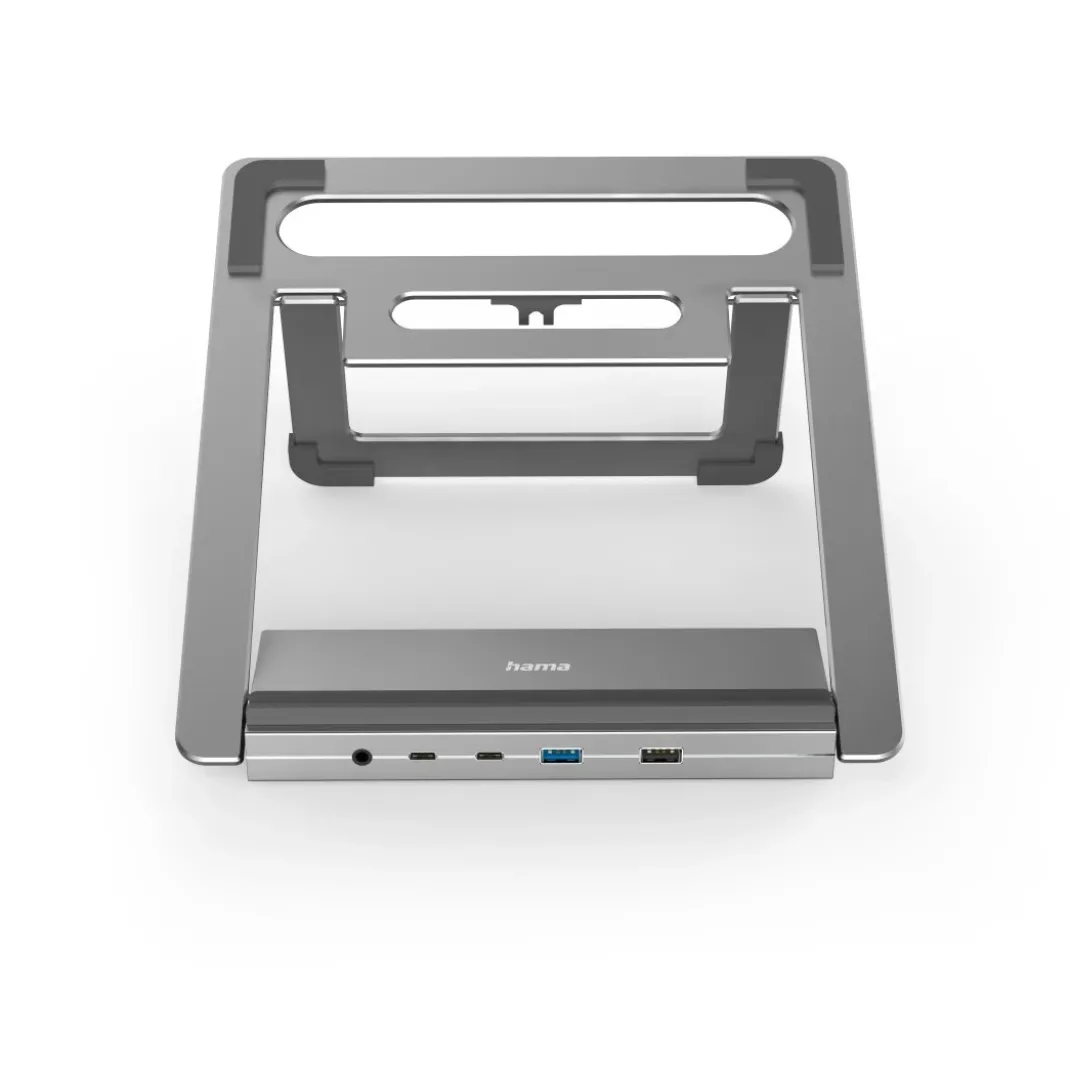 USB-C-Docking-Station "Connect2Office Stand", Notebook-Stand, 12 Ports