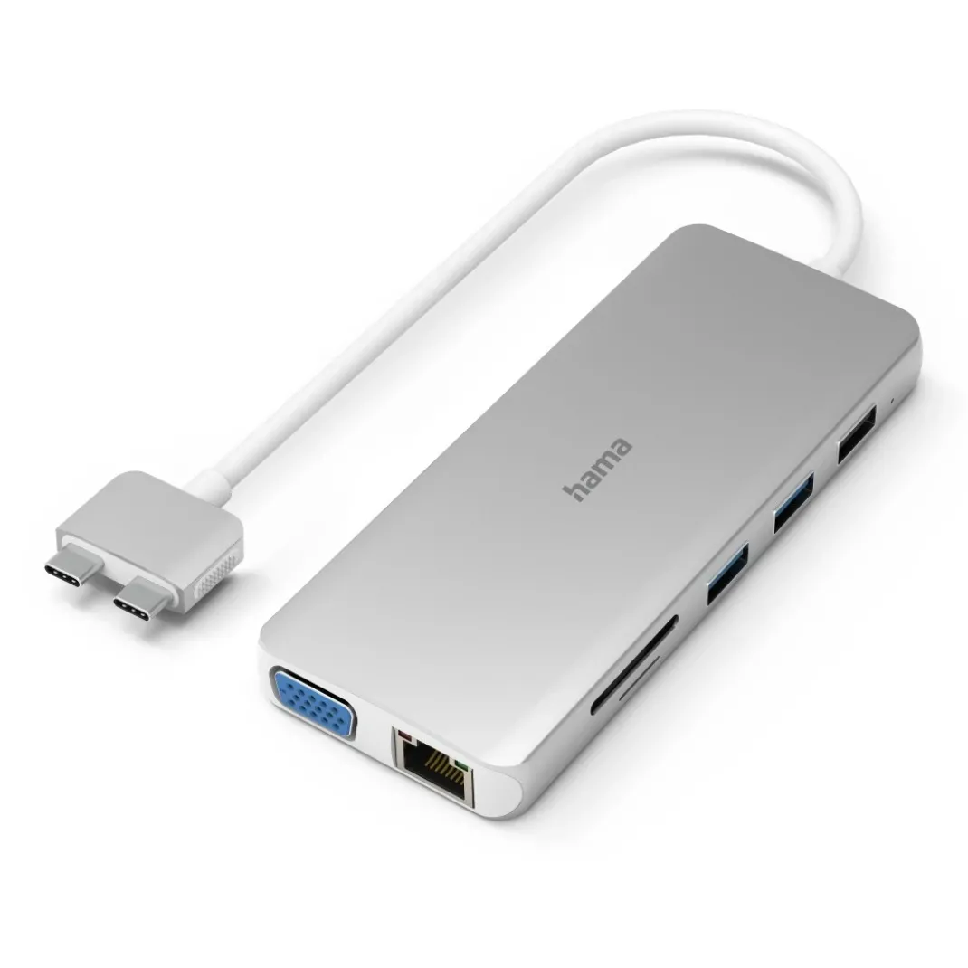 USB-C-Hub, "Connect2Mac", Multiport für Apple MacBook Air & Pro, 12 Ports