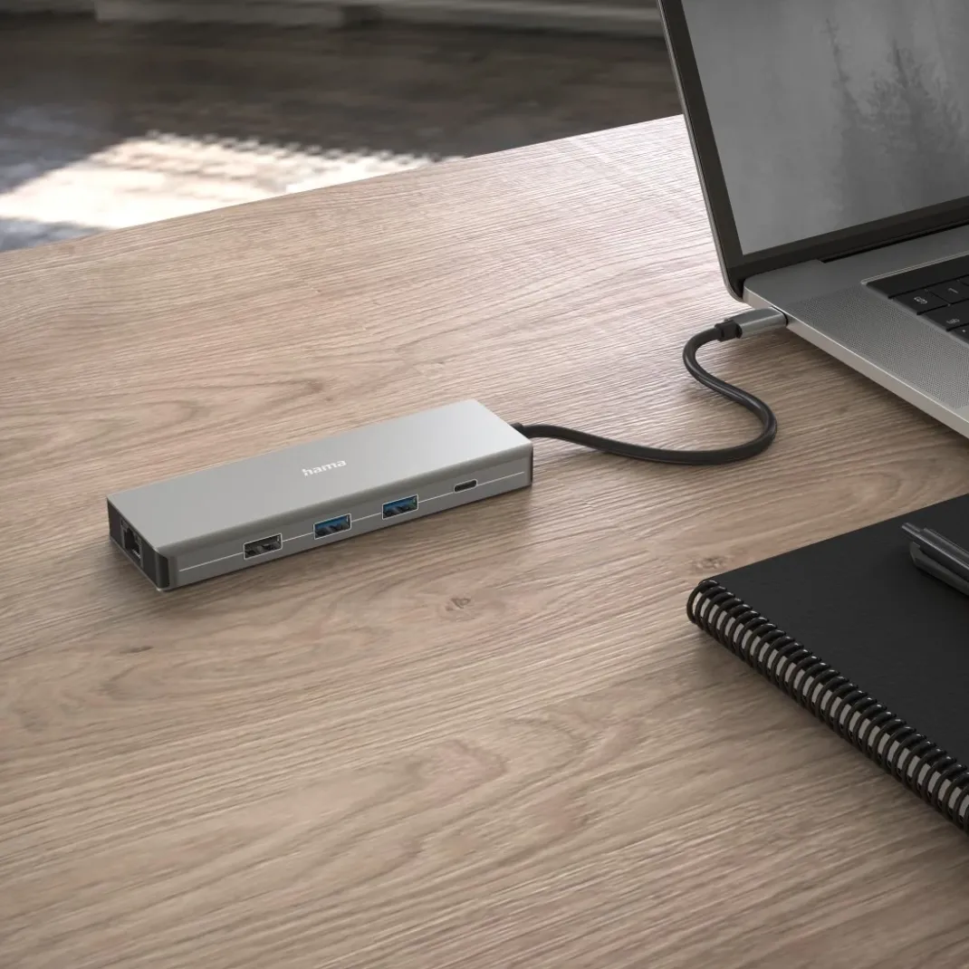 USB-C-Hub "CONNECT2Media", Multiport, 9 Ports, 2x HDMI™, USB-A, USB-C, LAN
