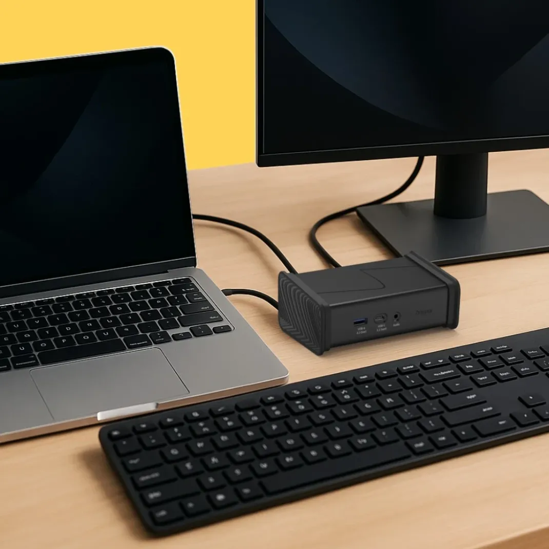 USB-C-Hub "Connect2Office Black", 9 Ports, 2x HDMI™, USB-A, USB-C, LAN