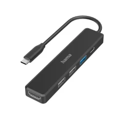 USB-C-Hub, Multiport, 5 Ports, 3x USB-A, USB-C, HDMI™
