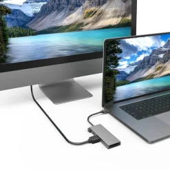 USB-C-Hub, Multiport, 6 Ports, 2x USB-A, USB-C, HDMI™, SD, microSD