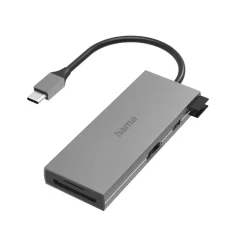 USB-C-Hub, Multiport, 6 Ports, 2x USB-A, USB-C, HDMI™, SD, microSD