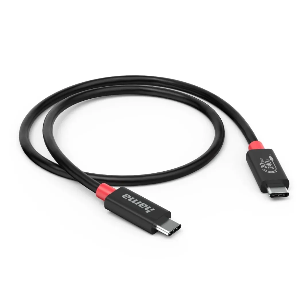 USB-C-Kabel, E-Marker, USB4 Gen2, 20 Gbit/s, 5 A, 240 W, 2,00 m