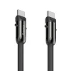 USB-C-Kabel und Handyband, 2in1-Lösung, 1,2 m, Schwarz
