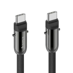 USB-C-Kabel und Handyband, 2in1-Lösung, 1,2 m, Schwarz