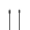USB-C-Kabel, USB-C-Stecker - Micro-USB-Stecker, USB 2.0, 480 Mbit/s, 0,75 m