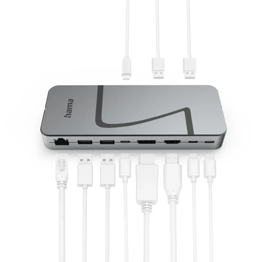 USB4-Docking-Station "Connect2Office Speed", USB-C, PD, 40 Gbit/s, 10 Ports