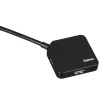 USB-3.0-Hub 1:4, bus-powered, Schwarz, Schachtel