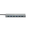 USB-Hub, 7 Ports, USB 3.2 Gen1, 5 Gbit/s, inkl. USB-C-Adapter und Netzteil