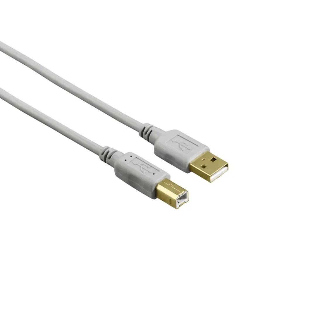 USB-Kabel, USB 2.0, vergoldet, 1,50 m