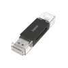 USB-Kartenleser, OTG, USB-A + Micro-USB, USB 2.0, SD/microSD