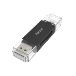USB-Kartenleser, OTG, USB-A + Micro-USB, USB 2.0, SD/microSD