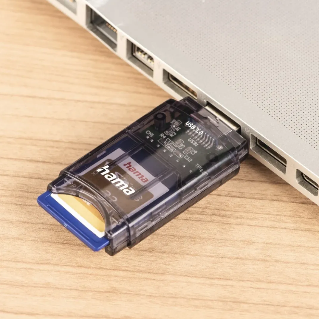 USB-3.0-Kartenleser, SD/micro SD, Anthrazit