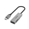 USB-Kartenleser, USB-C, USB 3.0, SD/microSD, Alu