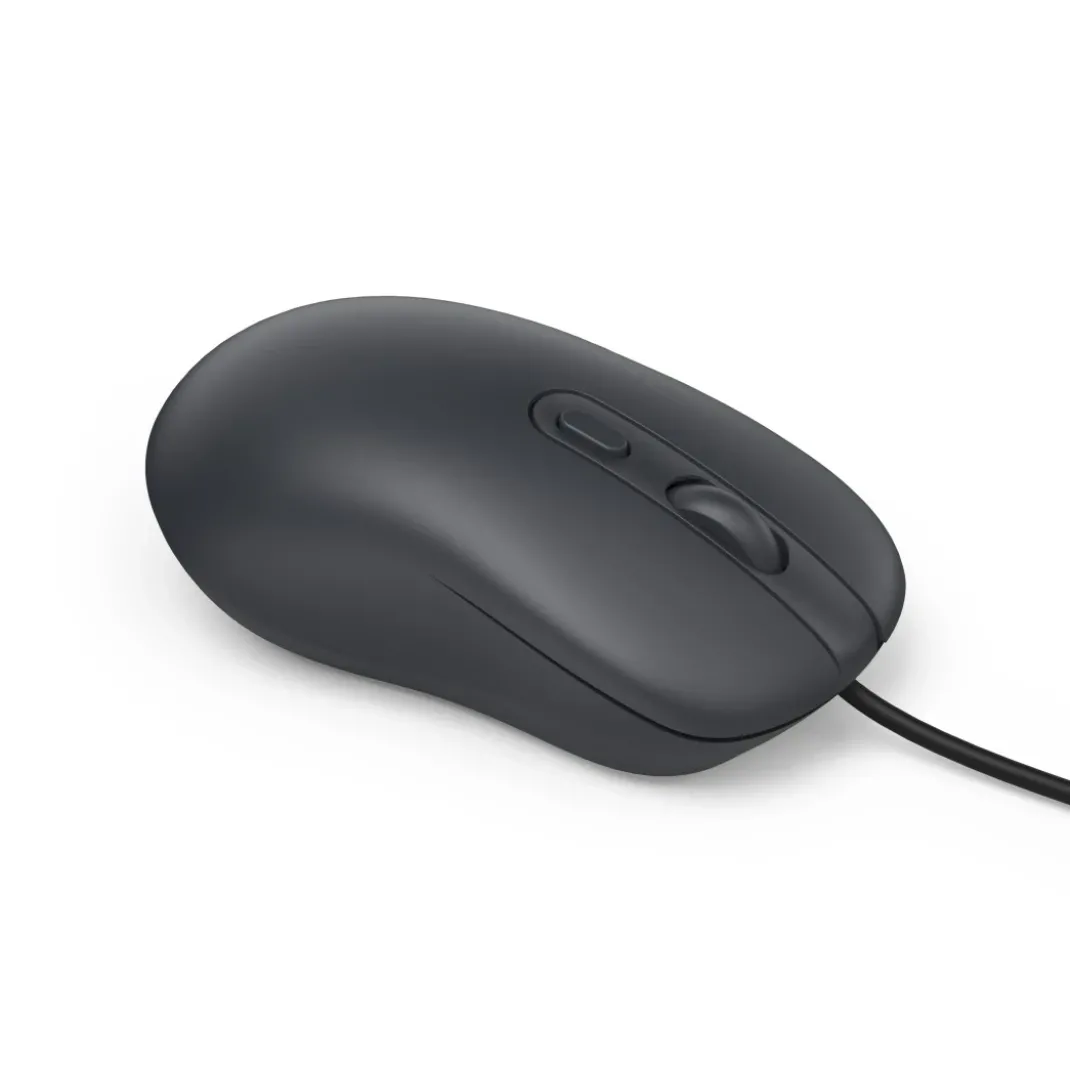USB-Maus "CM-200", optisch, 4 Tasten, ohne Klickgeräusch, mit Kabel,Schwarz