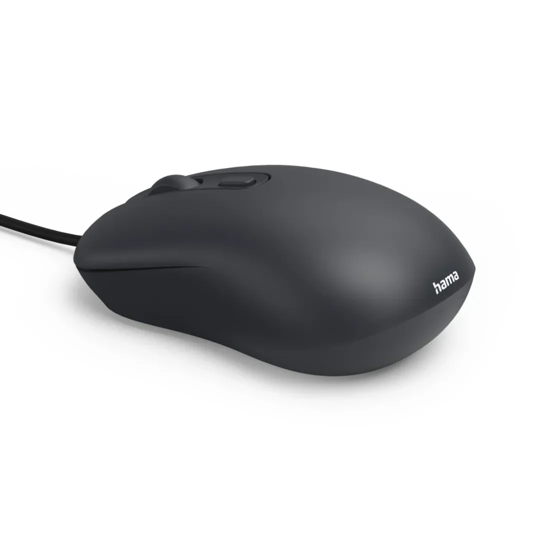 USB-Maus "CM-200", optisch, 4 Tasten, ohne Klickgeräusch, mit Kabel,Schwarz
