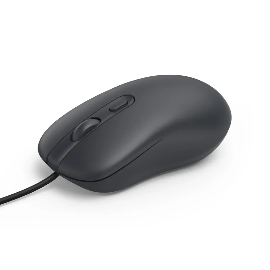 USB-Maus "CM-200", optisch, 4 Tasten, ohne Klickgeräusch, mit Kabel,Schwarz