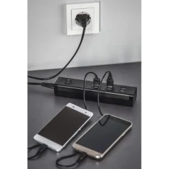 USB-Mehrfach-Ladegerät, 6 Ports USB-A für Tablets und Smartphones, 34W