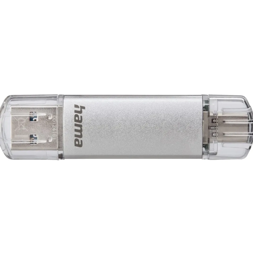 USB-Stick "C-Laeta", USB-C 3.2 Gen 1, 256GB, 70 MB/s, Silber