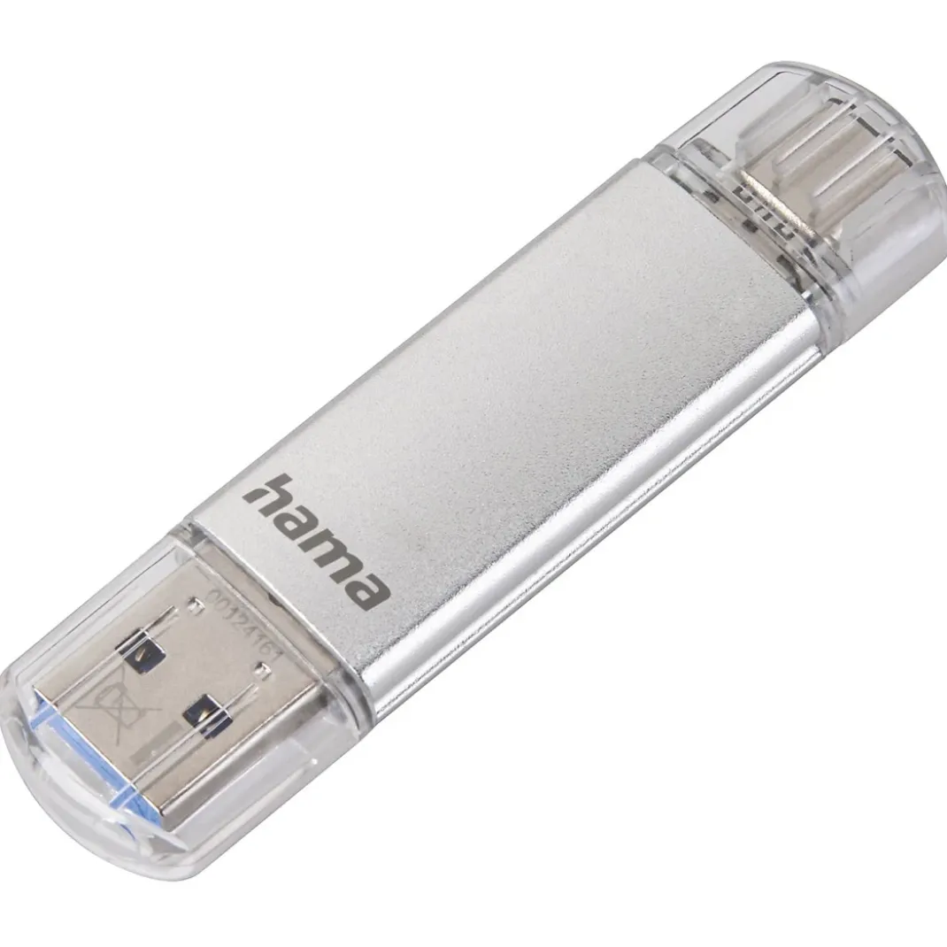 USB-Stick "C-Laeta", USB-C 3.2 Gen 1, 128GB, 40 MB/s, Silber