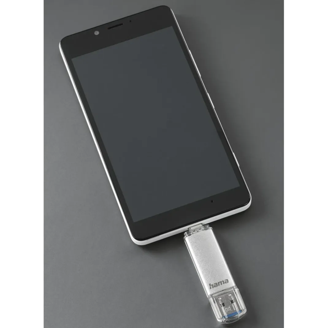 USB-Stick "C-Laeta", USB-C 3.2 Gen 1, 128GB, 40 MB/s, Silber