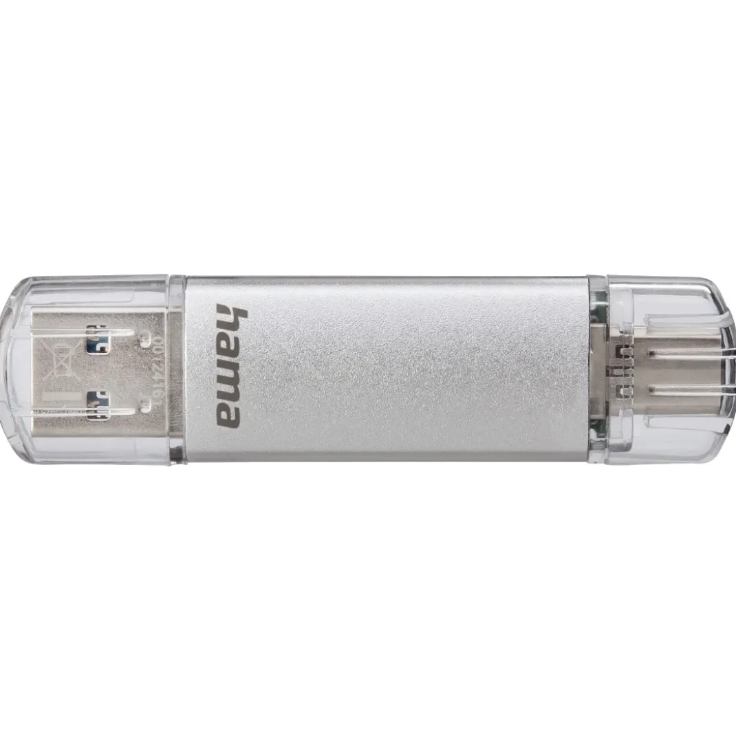 USB-Stick "C-Laeta", USB-C 3.2 Gen 1, 128GB, 40 MB/s, Silber