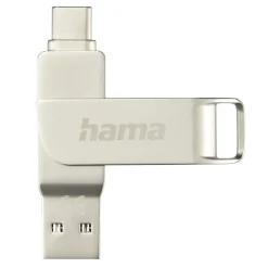 USB-Stick "C-Rotate Pro", USB-C USB 3.2 Gen1, 64GB, 70 MB/s, Silber