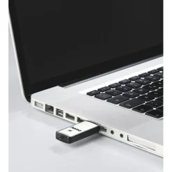 USB-Stick "Fancy", USB 2.0, 32 GB, 10MB/s, Schwarz/Silber