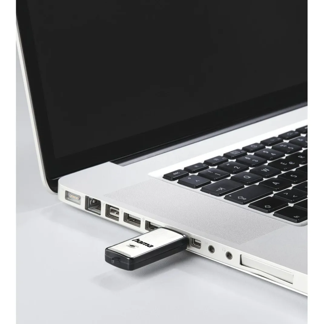 USB-Stick "Fancy", USB 2.0, 32 GB, 10MB/s, Schwarz/Silber