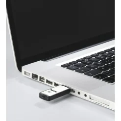 USB-Stick "Fancy", USB 2.0, 16 GB, 10MB/s, Schwarz/Silber