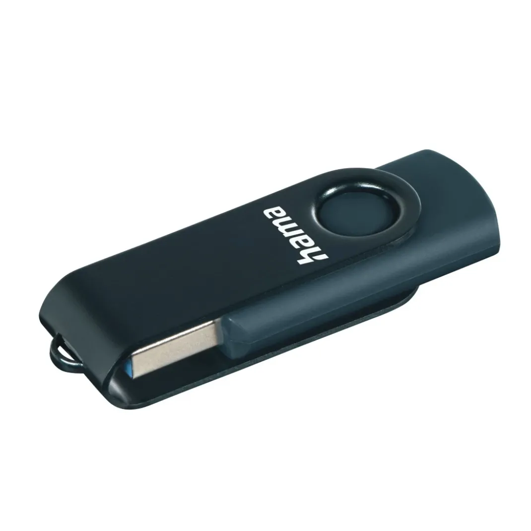 USB-Stick "Rotate", USB 3.2 Gen1, 64GB, 70MB/s, Petrolblau