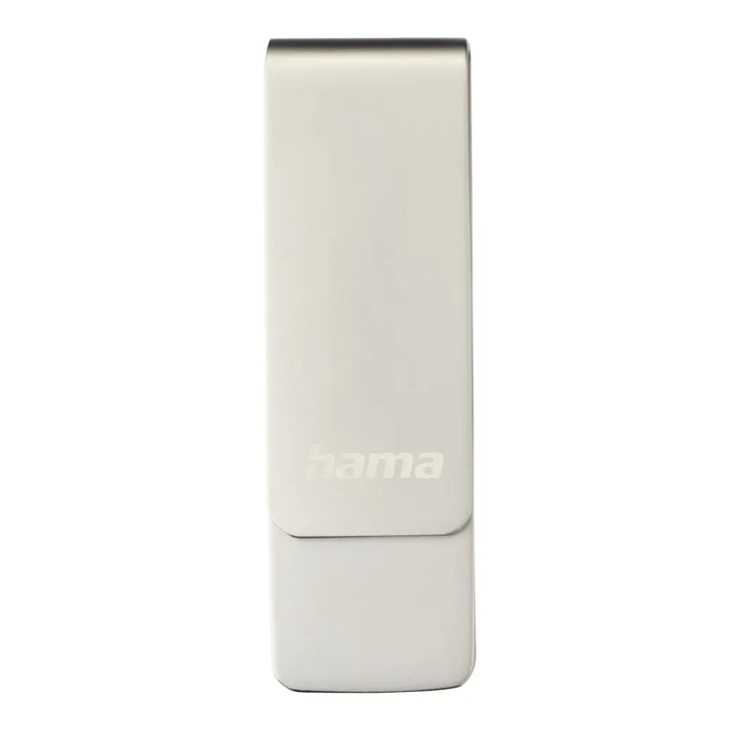 USB-Stick "Uni-C Rotate Pro", USB 3.1, 128GB, 100MB/s, Silber