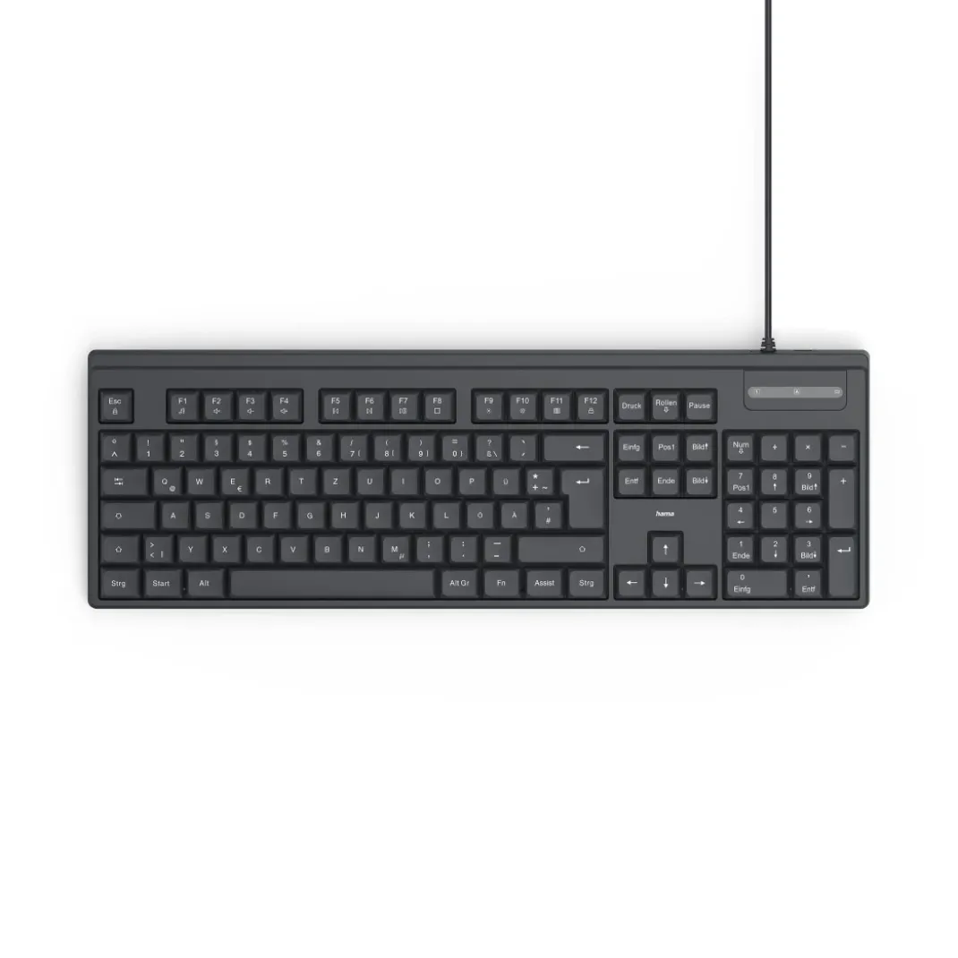 USB-Tastatur "CK-110", kabelgebunden, Schwarz, QWERTZ DE