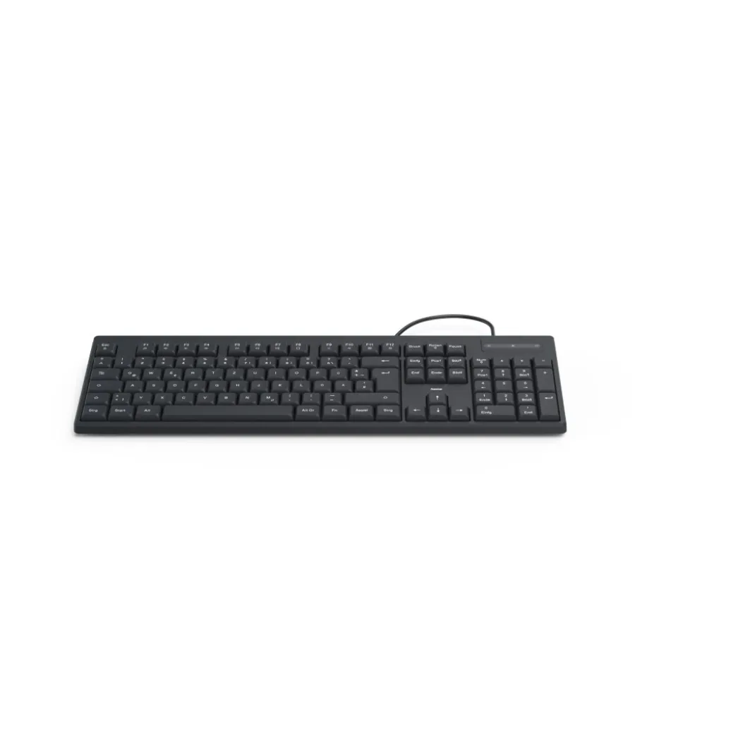 USB-Tastatur "CK-110", kabelgebunden, Schwarz, QWERTZ DE