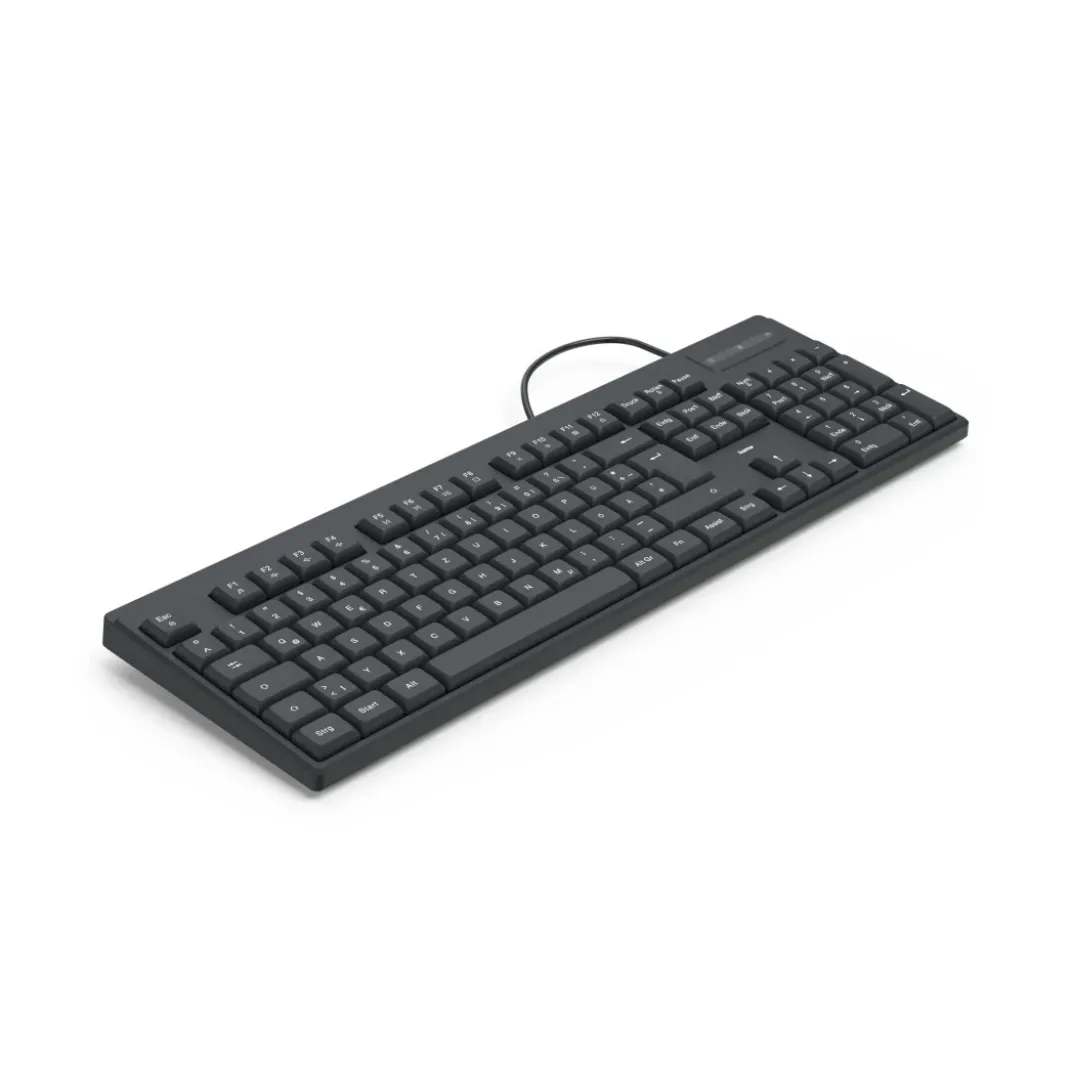 USB-Tastatur "CK-110", kabelgebunden, Schwarz, QWERTZ DE