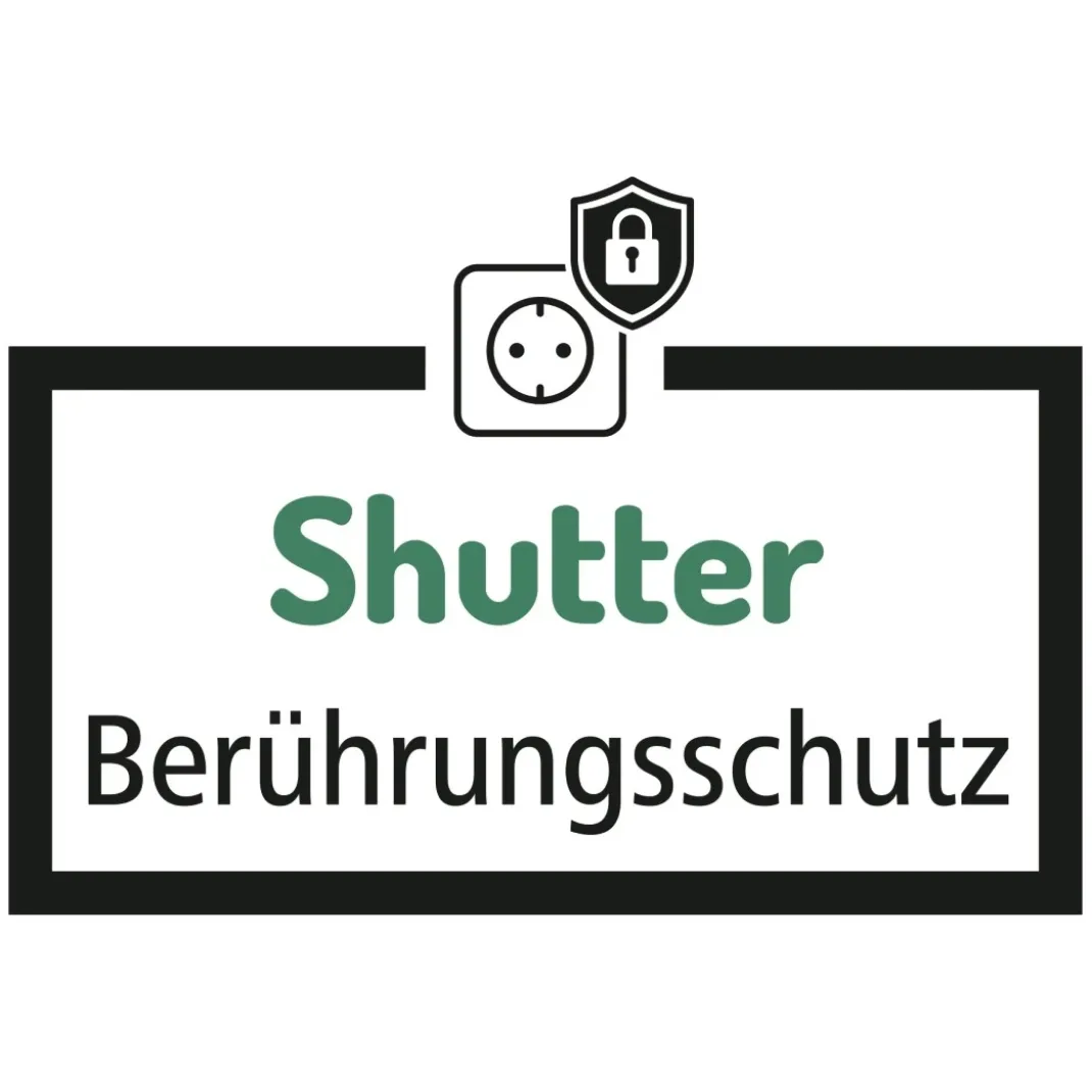 Verlängerungskabel mit Schutzkontakt, Flachstecker, für innen, 2 m, Weiß