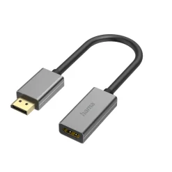 Video-Adapter, DisplayPort-Stecker - HDMI™-Buchse, Ultra-HD 4K@60Hz, Alu
