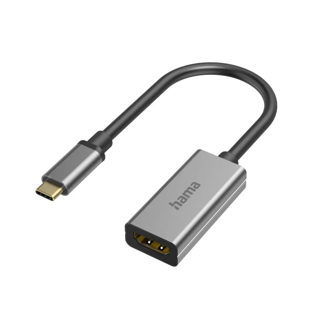 Video-Adapter, USB-C-Stecker - HDMI™-Buchse, Ultra-HD 8K@60Hz, Alu