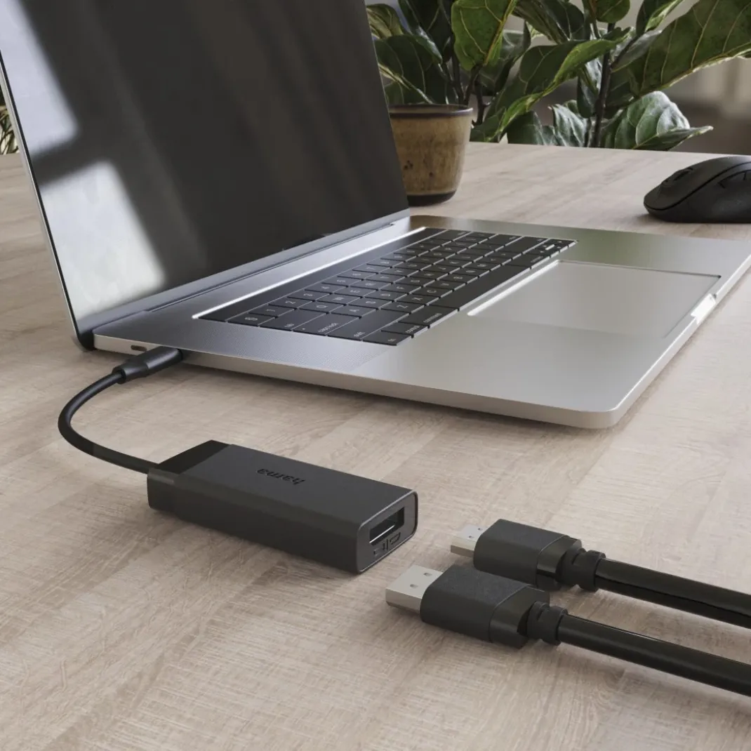 Video-Adapter, USB-C-Stecker - DisplayPort/HDMI™-Buchse, Ultra-HD 4K@60hz